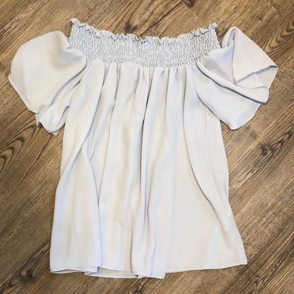 Moa Moa Off the Shoulder Sheer Blouse - Sz Small - Picture 2 of 6